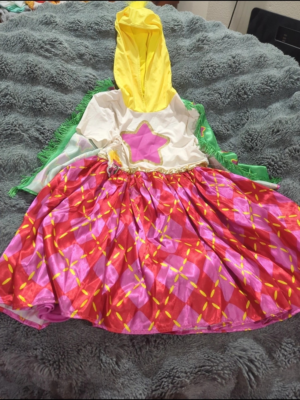 Trolls Band Together Viva Dress Up Costume w/ Hood